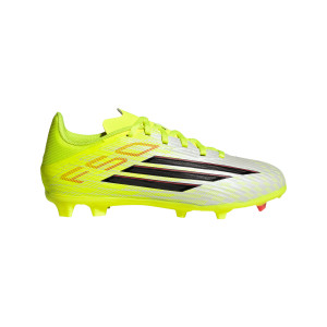 Adidas Youth F50 League Firm Ground Boots Team Solar Yellow 2/Core Black/Lucid Red