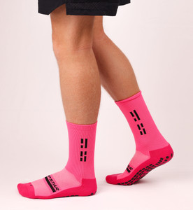Grip Star Crew Grip Socks Pink