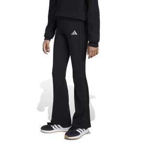 Adidas Girls Glam Flare Pants Black/Silver Metallic