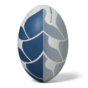 Canterbury Thrillseeker Training Rugby Ball White/Blue Size 4