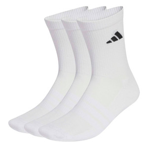 Adidas Unisex Cushioned Sportswear Crew Socks 3 Pack White/White/Black