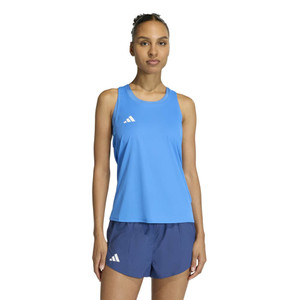 Adidas Womens Adizero Essentials Tank Ray Blue
