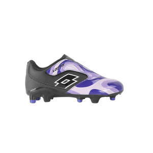 Lotto Youth Marvel Swirl Velcro Firm Ground Boots Purple/Black