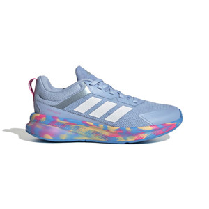 Adidas Youth FortaRun Running Shoes Glow Blue/Magic Grey Met/Lucid Pink