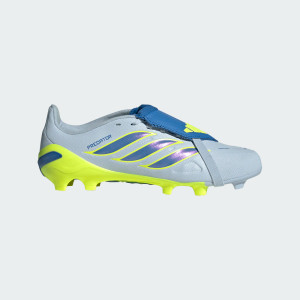 Adidas Youth Predator League Folding Tongue Firm Ground Boots Crystal Sky/Ray Blue/Team Solar Yellow 2