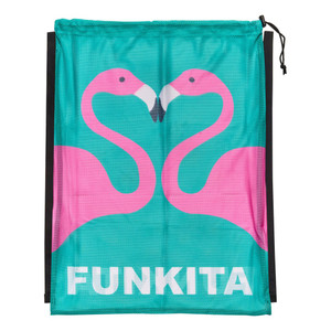 Funkita Mesh Gear Bag Go Flamingo!