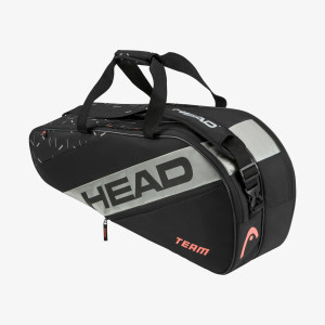 Head Team Racquet Bag M Black/Silver/Orange