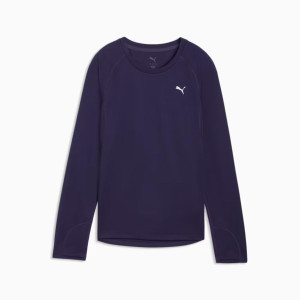 Puma Womens Velocity Long Sleeve Tee Deep Plum