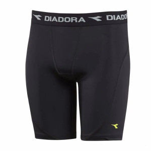 Diadora Mens Compression Shorts Black