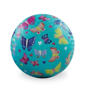 Crocodile Creek Playground Ball 5" Butterfly Rainbow