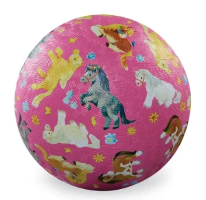 Crocodile Creek Playground Ball 7" Pretty Ponies