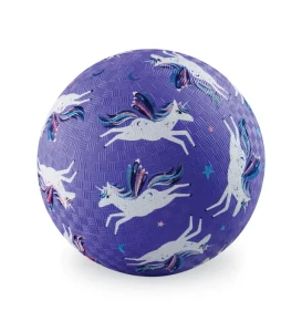 Crocodile Creek Playground Ball 7" Purple Unicorn