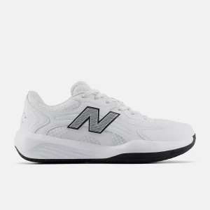 New Balance Womens 696 v7 (D) Court Shoes White/Black