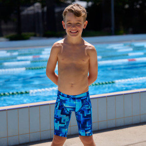 Funky Trunks Toddler Boys Miniman Jammer Swim Shorts You Blued
