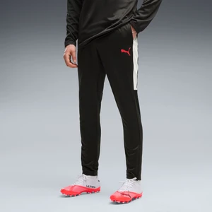 Puma Mens IndividualLiga Pants Black/Ultra Red/Sugared Almond