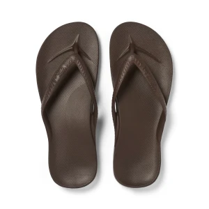 Archies Unisex Arch Support Jandals Brown