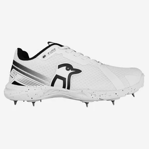 Kookaburra Unisex Pro 2.0 Spike Cricket Shoes v26 White/Black