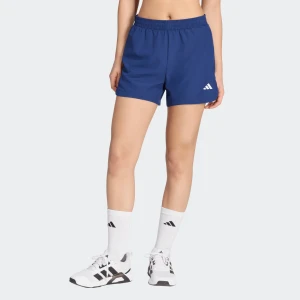 Adidas Womens Studio 3-Stripes Woven Shorts Dark Blue
