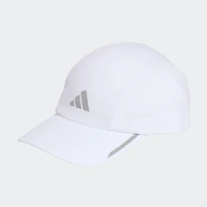 Adidas Unisex Running Mesh 4 Panel Cap White/Reflective Silver