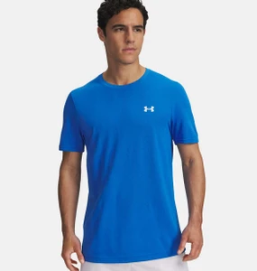 Under Armour® Mens Seamless Novelty Tee Blue Atlantis/White