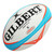 Gilbert Pathways Match Rugby Ball Size 4 White/Blue/Orange