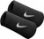 Nike Swoosh Double Wide Wristband Black/White