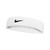 Nike Swoosh Headband White/Black Nike Swoosh Headband White/Black