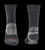 Bridgedale Mens Hike Midweight Merino Performance Boot Length Socks Gunmetal Grey