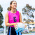 Gilbert Reversible Netball Bibs Senior Pink/Blue