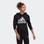 Adidas Womens Essential Relaxed Logo Hoodie Black/White