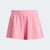 Adidas Girls Cotton Badge of Sport Shorts Bliss Pink Melange/White