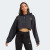 Adidas Womens HIIT Training Crop Hoodie Black Adidas Womens HIIT Training Crop Hoodie Black