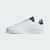 Adidas Unisex Advantage Lifestyle Shoes White/White/Dark Blue Adidas Unisex Advantage Lifestyle Shoes White/White/Dark Blue