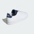 Adidas Unisex Advantage Lifestyle Shoes White/White/Dark Blue Adidas Unisex Advantage Lifestyle Shoes White/White/Dark Blue