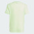 Adidas Youth Designed For Training Tee Semi Green Spark/Reflective Silver