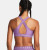 Under Armour® Womens Crossback Mid Sports Bra Provence Purple/Purple Ace Under Armour® Womens Crossback Mid Sports Bra Provence Purple/Purple Ace