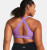 Under Armour® Womens Crossback Mid Sports Bra Provence Purple/Purple Ace Under Armour® Womens Crossback Mid Sports Bra Provence Purple/Purple Ace