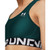 Under Armour® Womens Heat Gear Armour Branded Sports Bra Hydro Teal/White Under Armour® Womens Heat Gear Armour Branded Sports Bra Hydro Teal/White