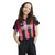 Adidas Girls House of Tiro Crop Tee Black/Purple/White Adidas Girls House of Tiro Crop Tee Black/Purple/White