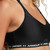 Under Armour® Womens Crossback Low Sports Bra Black/White