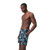 Speedo Mens Xpress Lite Allover Print Swim Shorts 18" Usa Charcoal/Black/Marine Blue