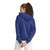 Adidas Womens Small Logo Feel Cozy Hoodie Dark Blue/White Adidas Womens Small Logo Feel Cozy Hoodie Dark Blue/White