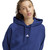 Adidas Womens Small Logo Feel Cozy Hoodie Dark Blue/White Adidas Womens Small Logo Feel Cozy Hoodie Dark Blue/White
