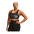 Under Armour® Womens Crossback Mid Printed Sports Bra Black/Storm