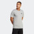 Adidas Mens Train Essentials Feelready Tee Medium Grey Heather/White/Black Adidas Mens Train Essentials Feelready Tee Medium Grey Heather/White/Black