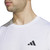 Adidas Mens Train Essentials Stretch Training Tee White/Black Adidas Mens Train Essentials Stretch Training Tee White/Black