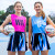 Gilbert Reversible Netball Bibs Junior Pink/Blue
