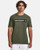 Under Armour® Mens Camo Chest Stripe Tee Marine OD Green/Black/White