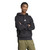 Adidas Mens Feelcozy Fleece Hoodie Black/White Adidas Mens Feelcozy Fleece Hoodie Black/White