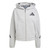 Adidas Womens Z.N.E. Full-Zip Hoodie Medium Grey Heather